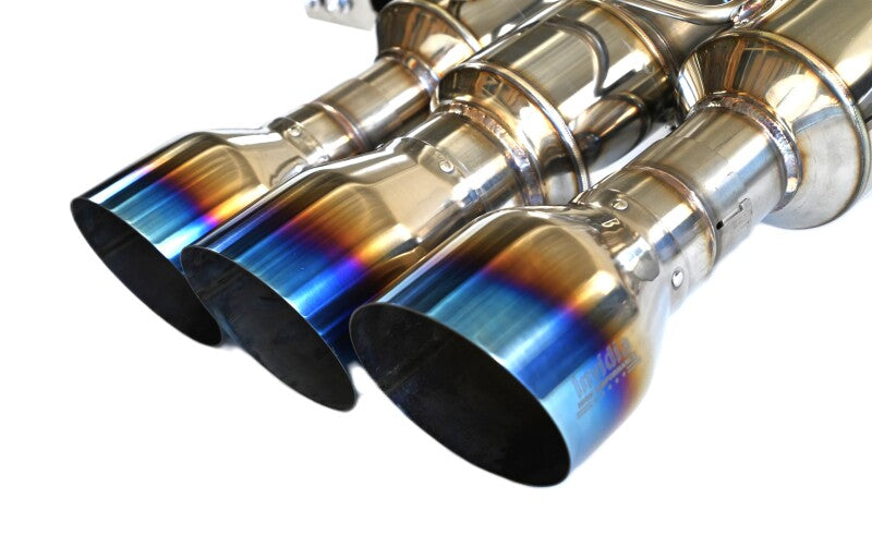 Invidia 22+ HONDA CIVIC TYPE-R FL5 R400 SINGLE LAYER TI TIP FULL CAT-BACK (NON POLISH PIPE) - HS22CTRFGM3STL