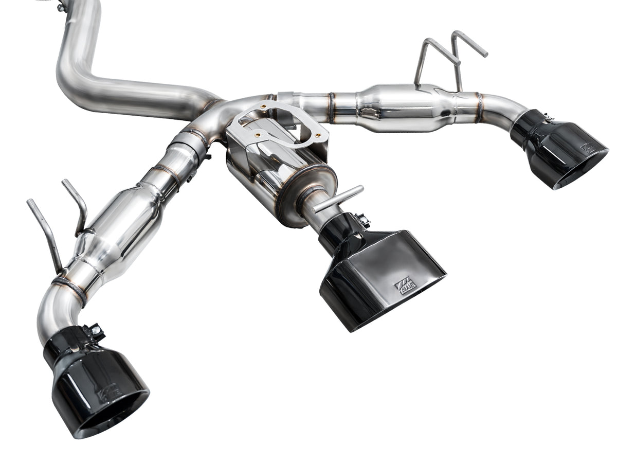 AWE Tuning 2023+ Toyota GR Corolla Touring Edition Exhaust - Diamond Black Tips - 3015-53472