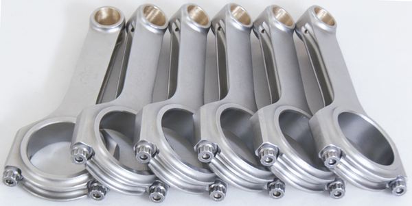 Eagle Toyota 7MGTE Engine Connecting Rods (Set of 6) - CRS5984T3D for 1986-1992 Toyota Supra - front view