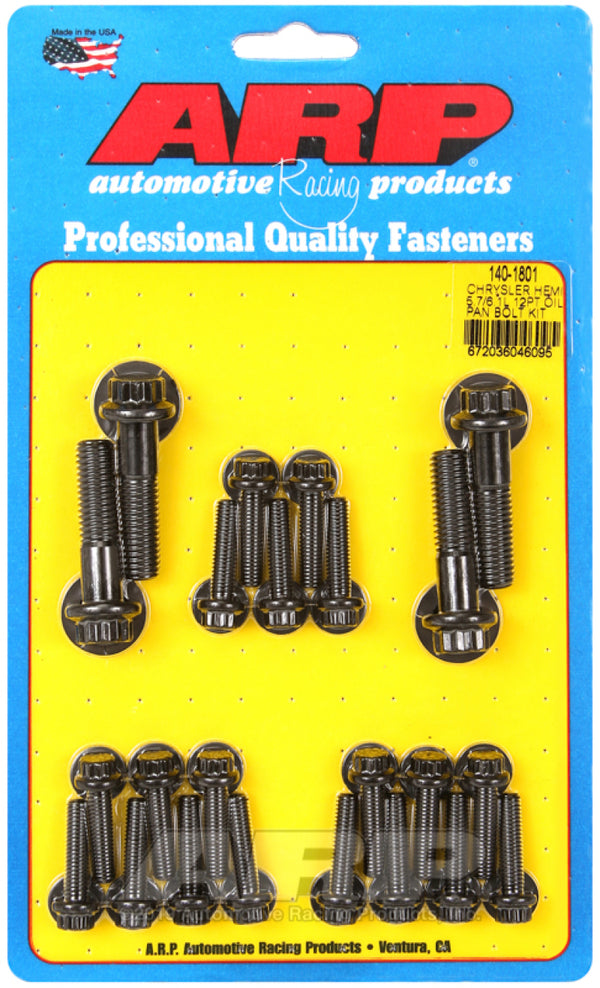 ARP Chrysler Hemi 5.7L / 6.1L 12 Point Oil Pan Bolt Kit - 140-1801 by ARP
