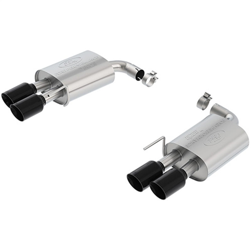 Ford Racing 2018 Mustang GT 5.0L Extreme Muffler Kit - Black Chrome Tips - M-5230-M8EBA
