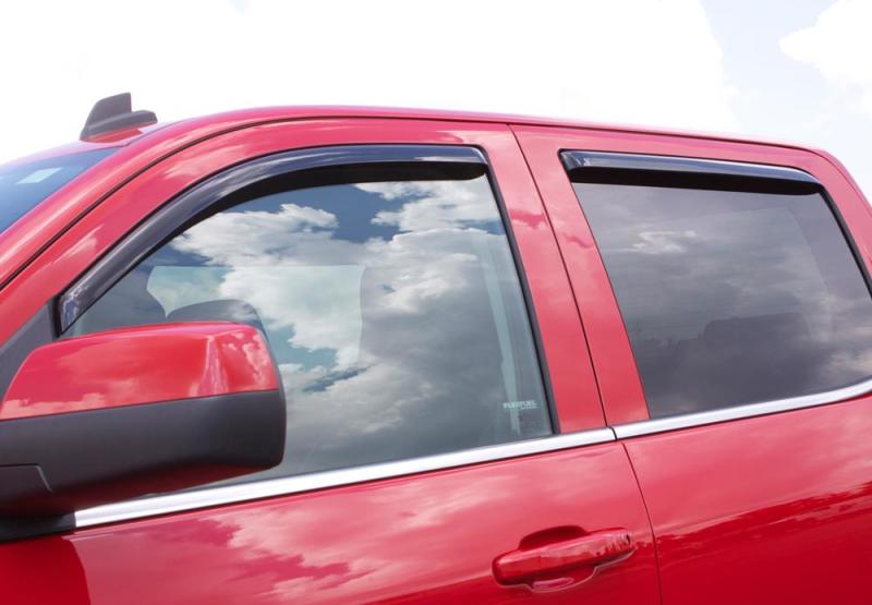 AVS 06-08 Lincoln Mark LT Ventvisor In-Channel Front &amp; Rear Window Deflectors 4pc - Smoke