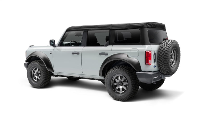Bushwacker 2021+ Ford Bronco 4-Door Extend-A-Flares 4pc - Black - 20961-02