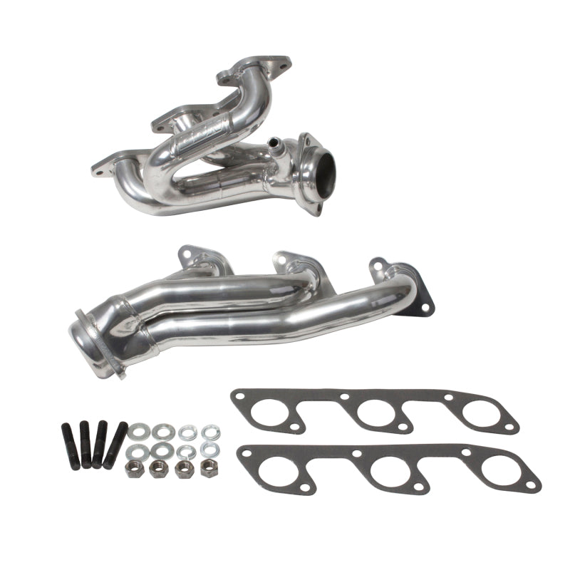BBK 05-10 Mustang 4.0 V6 Shorty Tuned Length Exhaust Headers - 1-5/8 Silver Ceramic - 40100