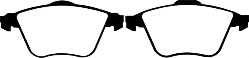 EBC 07-13 Mazda 3 2.3 Turbo Greenstuff Front Brake Pads - DP21574