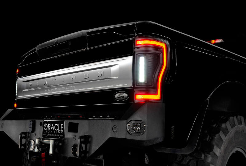 Oracle Lighting 17-22 Ford F-250/350 (Black Series) Flush Mount LED Tail Lights SEE WARRANTY - 5896-504-T