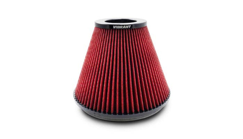 Vibrant 8.75in Inlet I.D. x 8.50in Height Bellmouth Velocity Stack Classiic Performance Air Filter - 10962