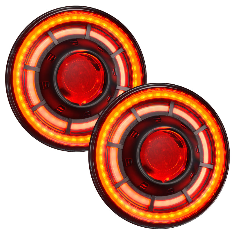 ORACLE Lighting 0718 Jeep Wrangler JK Oculus 7in ColorSHIFT BiLED Projector Headlights SEE WARRANTY - 5876-334