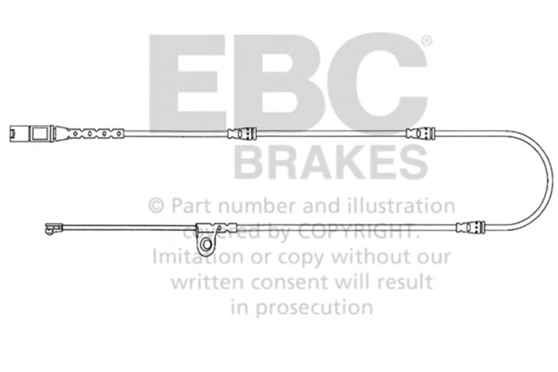 EBC 2010-2014 BMW X5 3.0L Turbo Front Wear Leads - EFA139