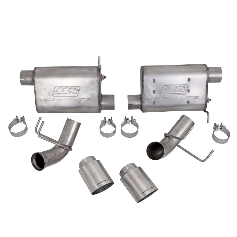 BBK 11-14 Mustang GT VariTune Axle Back Exhaust Kit (Stainless Steel) - 41015