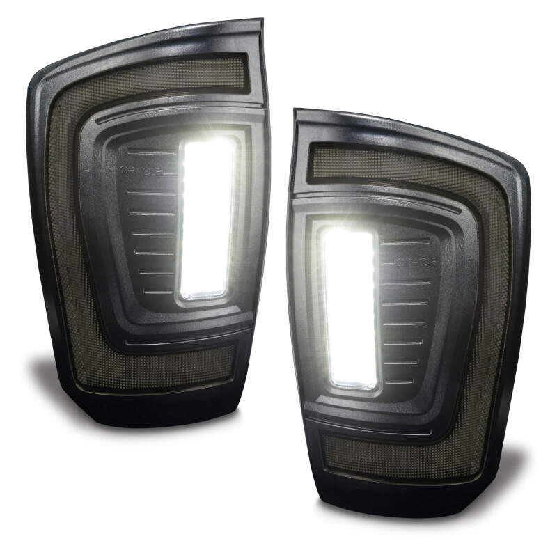 Oracle Lighting 16-23 Gen 3 Toyota Tacoma Black Series Flush Style LED Tail Lights SEE WARRANTY - 5911-504-T