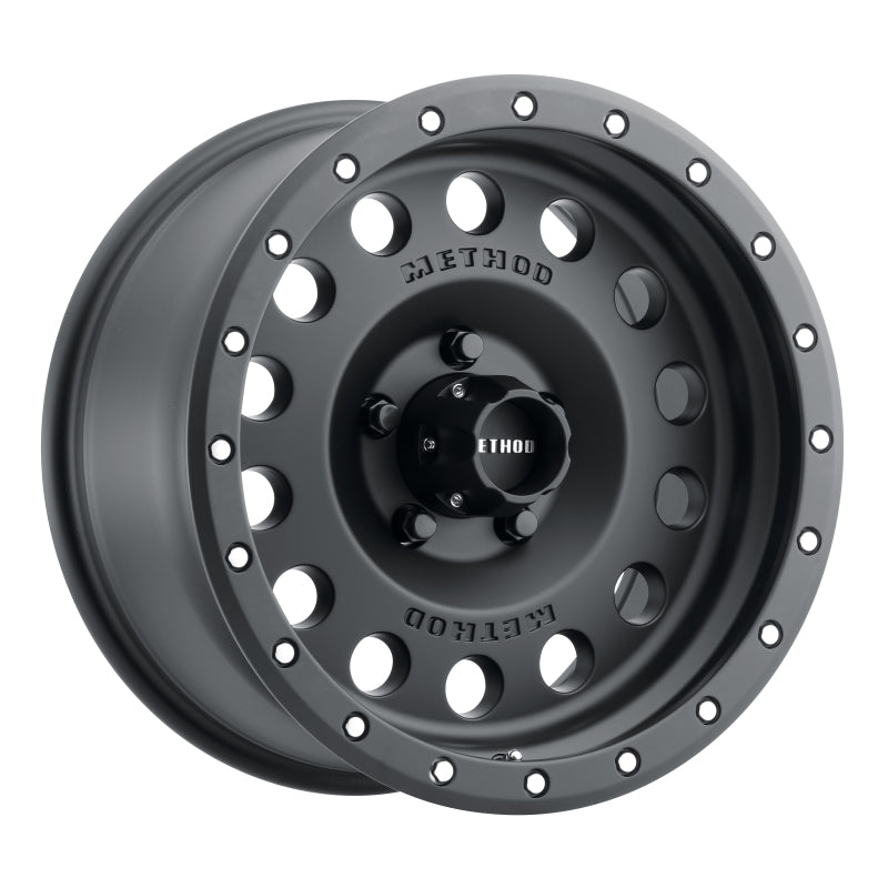 Method MR307 Hole 17x8.5 0mm Offset 5x5 94mm CB Matte Black Wheel - MR30778550500