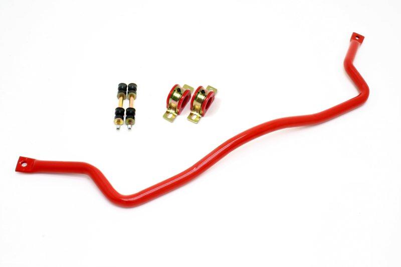 BMR 93-02 F-Body Front Hollow 35mm Sway Bar Kit w/ Bushings - Red - SB001R for 1993-2002 Chevrolet Camaro - front view