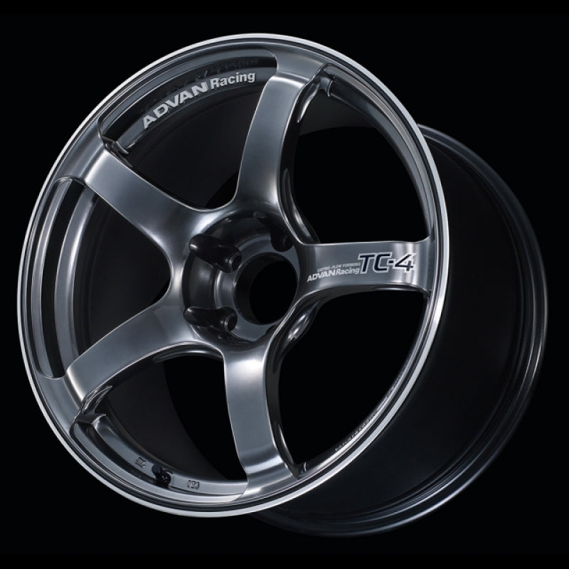 Advan TC4 18x8 +42 5-112 Racing Gun Metallic &amp; Ring Wheel - YAD8G42MGMR