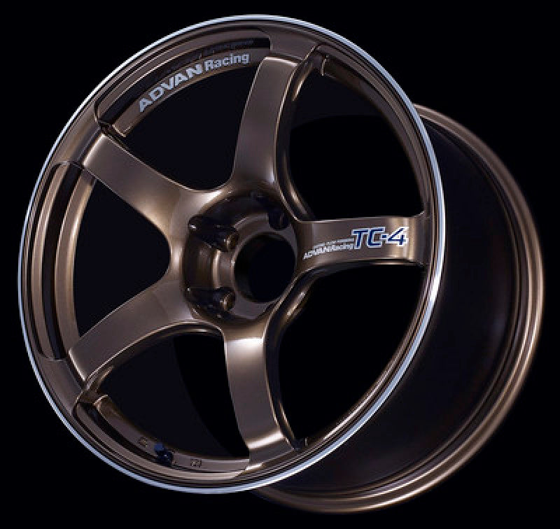 Advan TC4 17x8.5 +31 5-114.3 Umber Bronze Metallic &amp; Ring Wheel