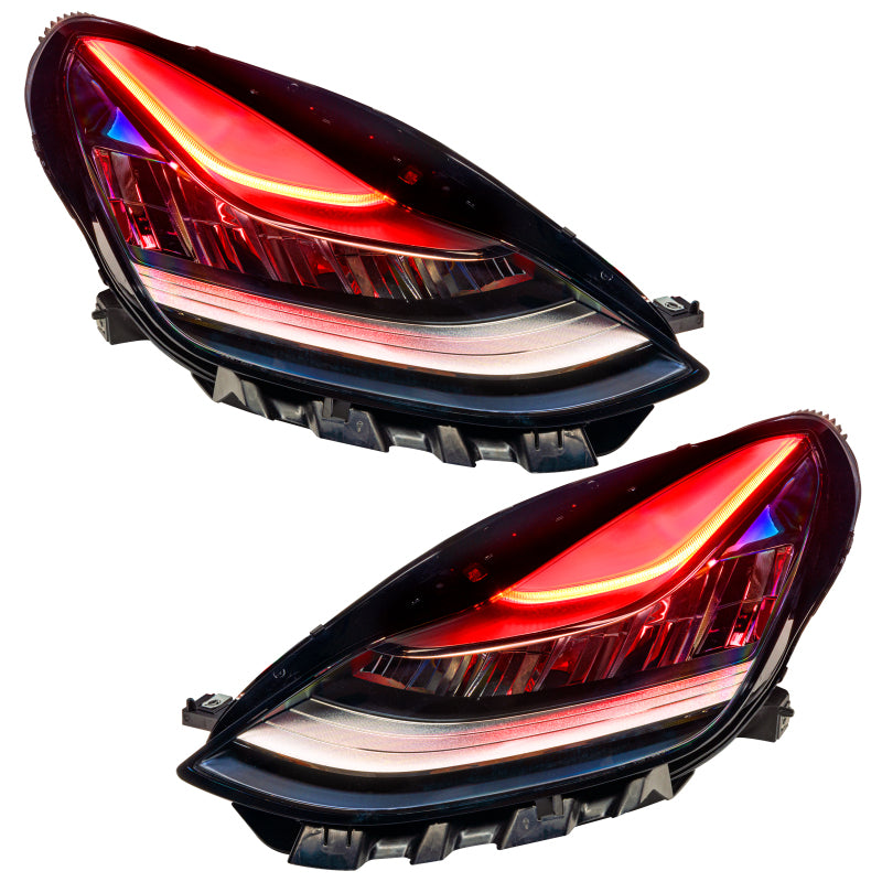 Oracle 17-21 Tesla Model 3 Headlight DRL Upgrade Kit - ColorSHIFT w/ Simple Controller SEE WARRANTY - 1286-504
