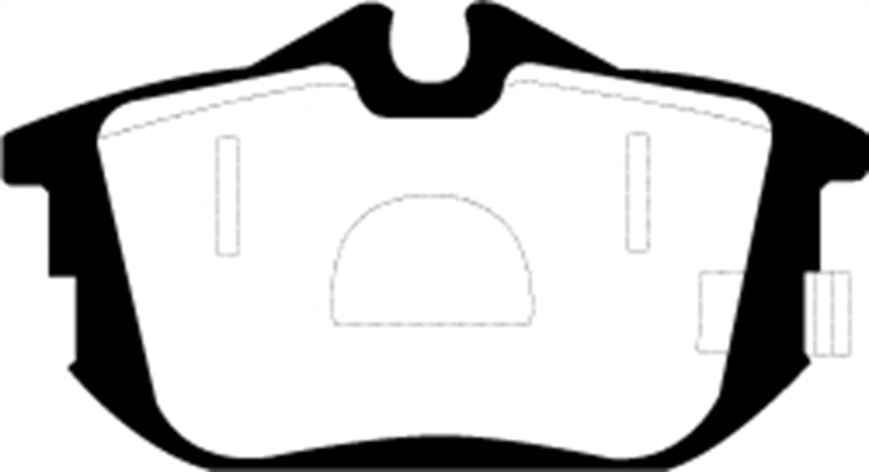 EBC 99-04 Volvo S40 1.9 Turbo T4 (200 BHP) Ultimax2 Rear Brake Pads - UD838
