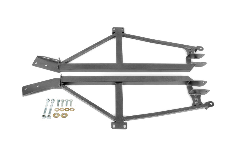 BMR 93-02 F-Body Non-Convertible Weld-On 4-Point Subframe Connectors - Black Hammertone - SFC020H by BMR Suspension