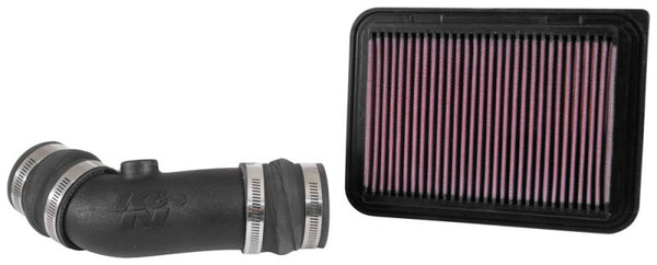 K&N 17-19 Toyota Corolla L4-1.8L F/I Performance Air Intake System - 57-9041 for 2017-2019 Toyota Corolla - front view