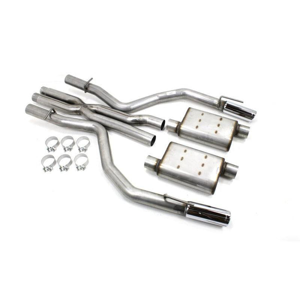 JBA 15-20 Dodge Charger SRT8 & Hellcat 6.2/6.4L 409SS Dual Rear Exit Cat-Back Exhaust - 40-1669 for 2015-2021 Dodge Charger -