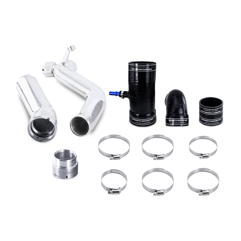 Mishimoto 2019+ Ford Ranger 2.3L Intercooler Pipe &amp; Boot Kit - Polished - MMICP-RGR-19KP