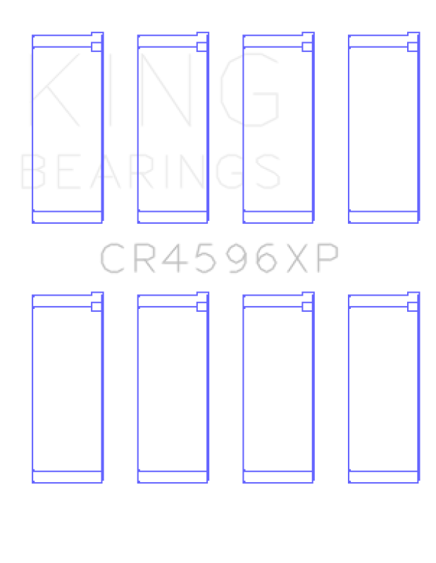 King Engine Bearings BMW S14B20/S14B23/S14B25 (Size STDX) Connecting Rod Bearing Set - CR4596XPSTDX