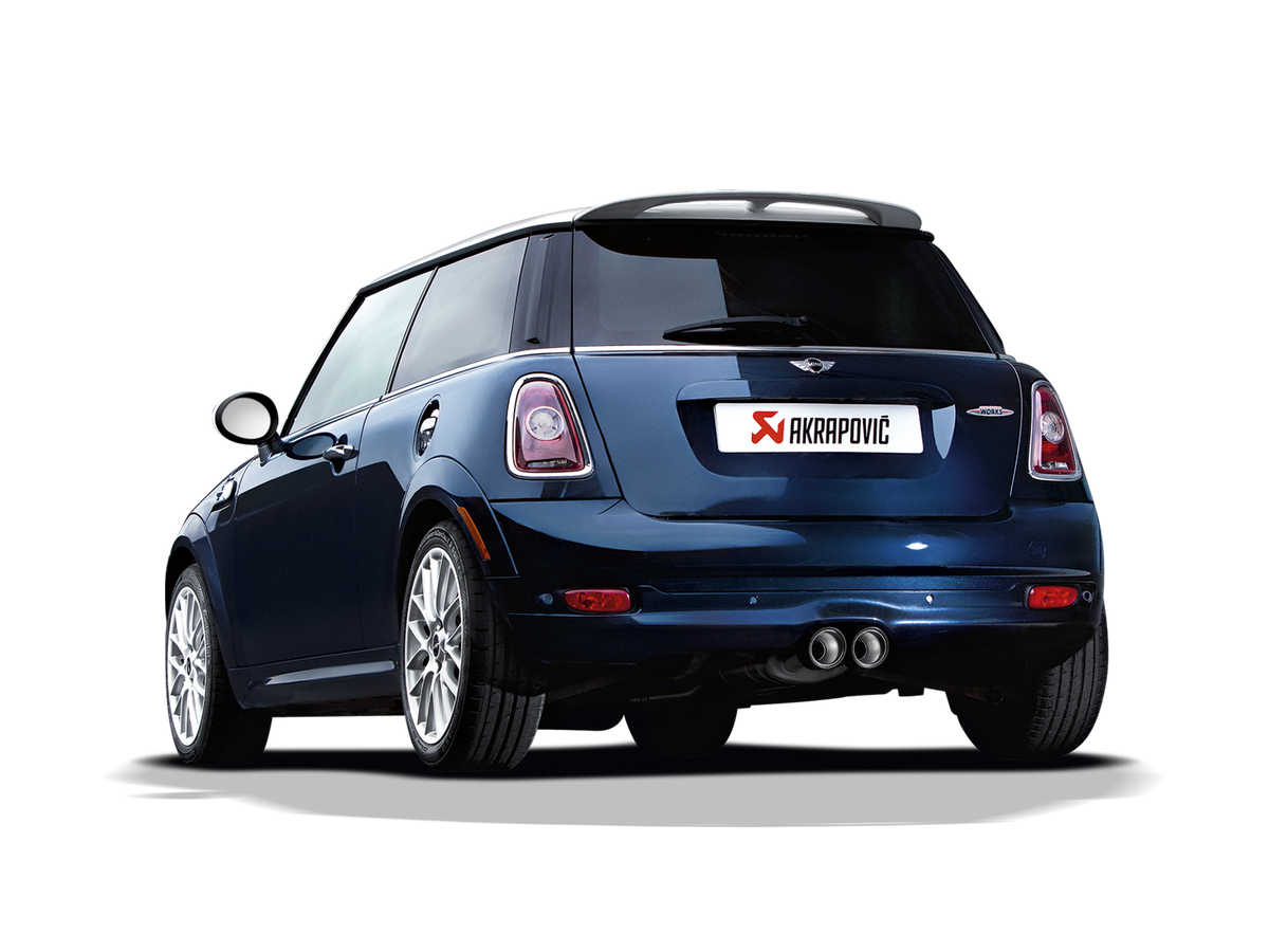 Akrapovic 07-14 MINI Cooper S (R56) Evolution Line Cat Back (SS) w/ Carbon Tips