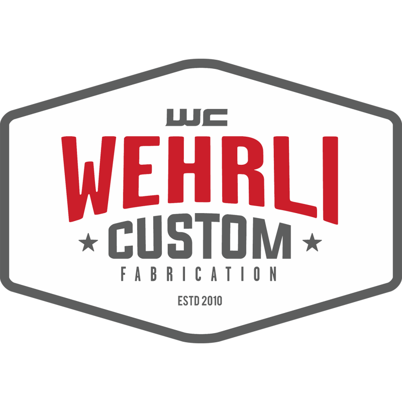 Wehrli Modular Steel Work Bench Top/Shelf Kit - 34in Tall x .120in Thick (Raw Steel) - WCF25-34-120-RAW