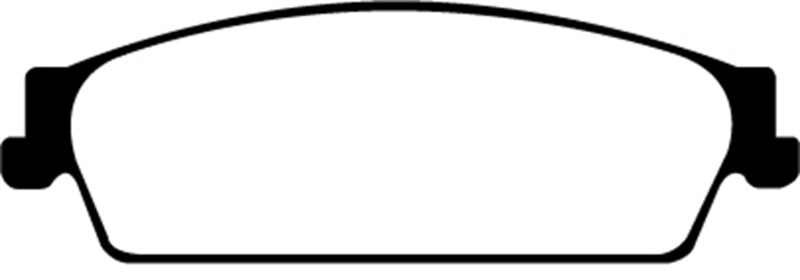 EBC 09-14 Cadillac Escalade 6.0 Hybrid Greenstuff Rear Brake Pads - DP61780