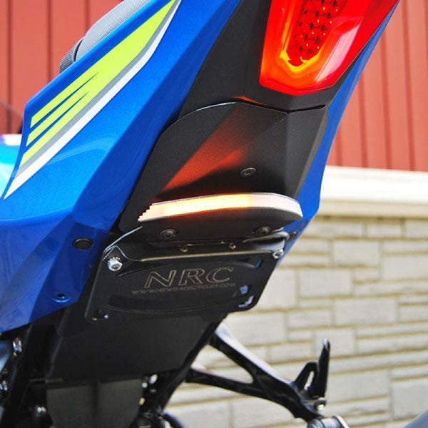 New Rage Cycles 17+ Suzuki GSX-1000R Fender Eliminator Kit Tucked - GSXR1000-FE-T - front view