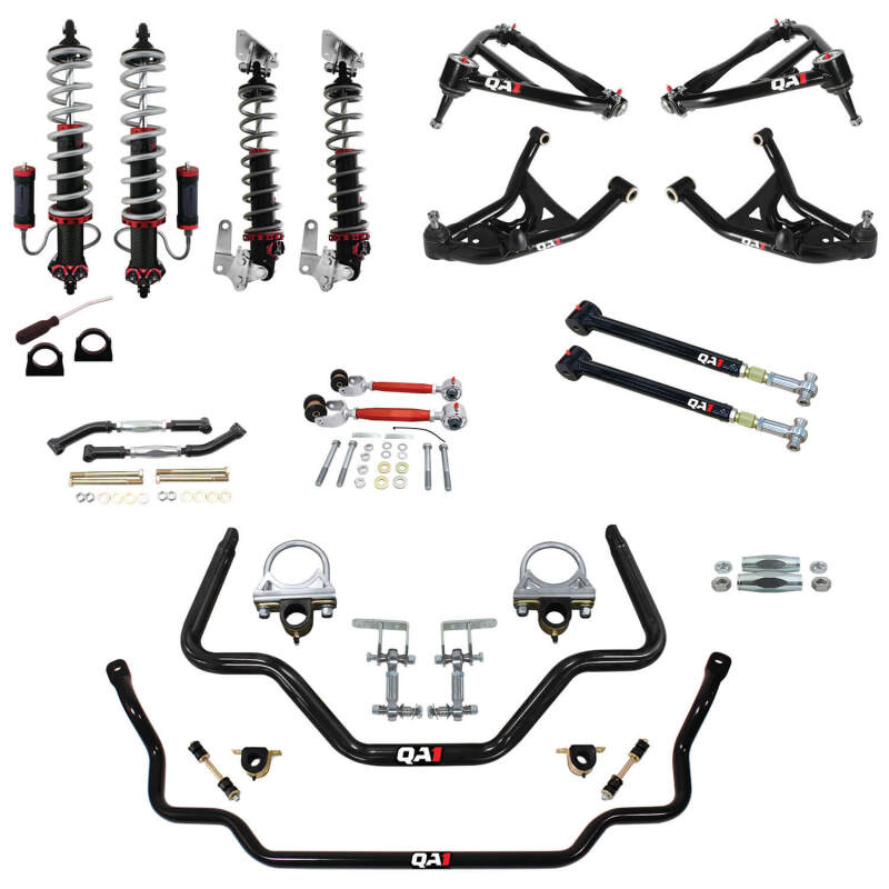 QA1 64-67 GM A Body Level 3 Big Wheel Suspension Kit for 1964-1967 Buick Skylark - front view