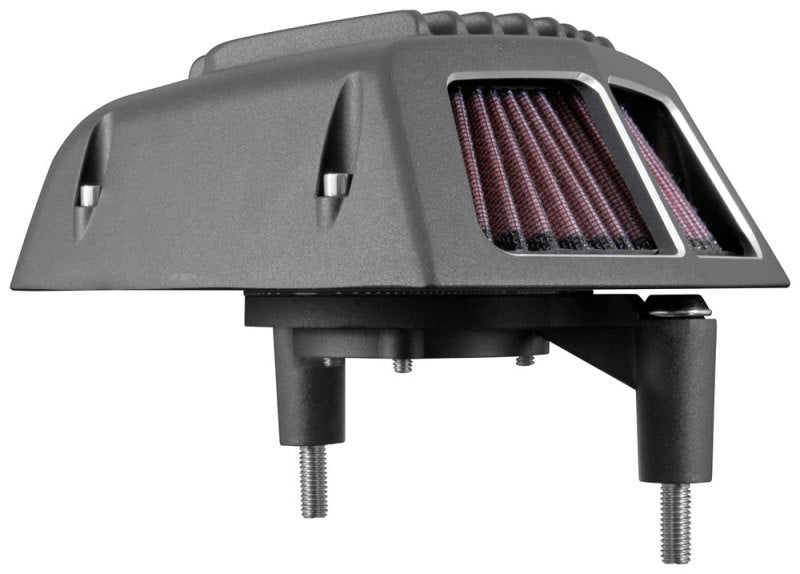 K&amp;N Street Metal Intake System for 08-16 Harley Davidson Touring Models - Shaker Black - RK-3951