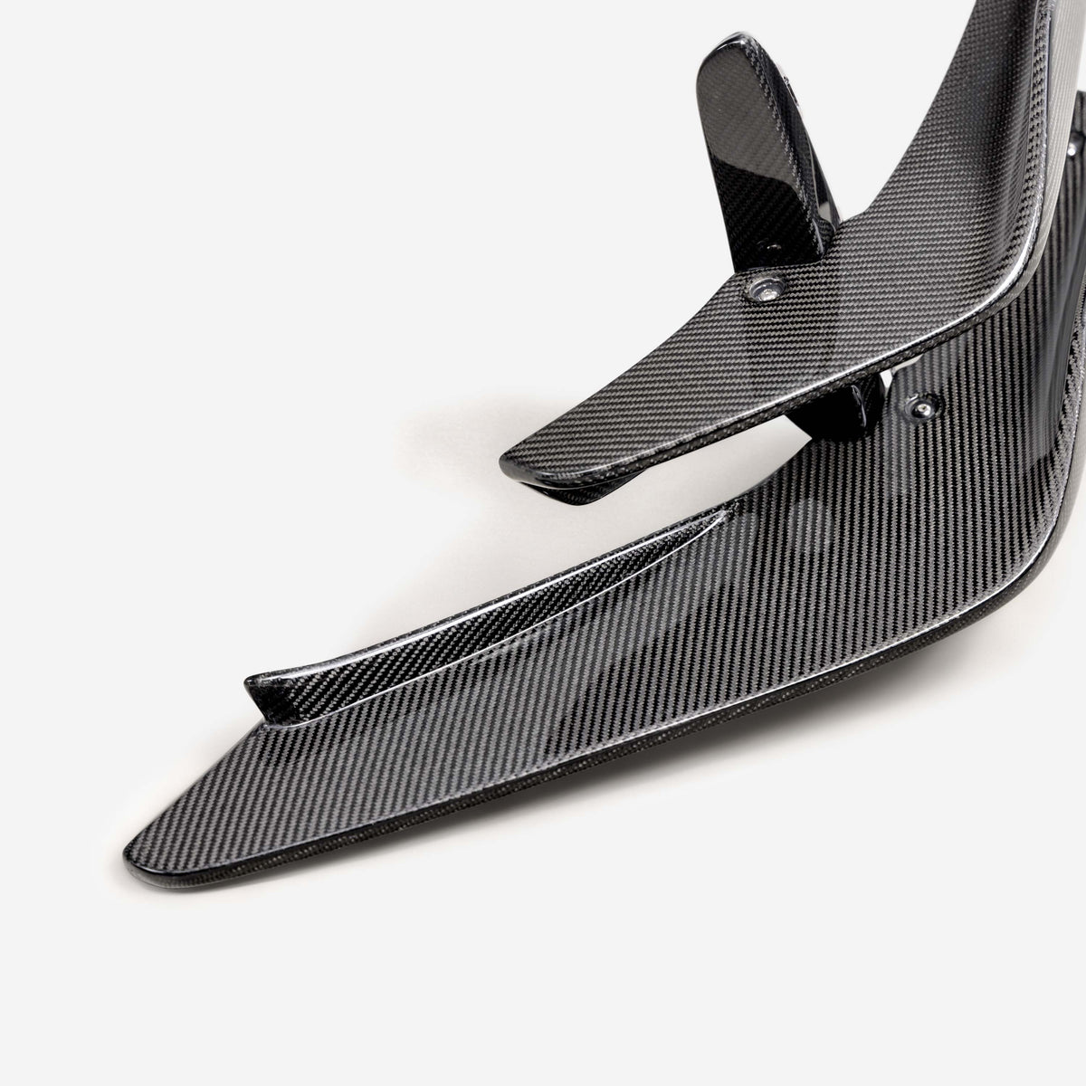 Seibon 23-24 Honda Civic Type-R Carbon Front Bumper Canards - FBC23HDCVR