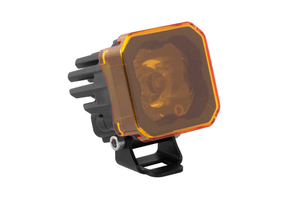 Diode Dynamics Stage Series C1 LED Pod Cover - Yellow Each - DD6605 by Diode Dynamics - front view