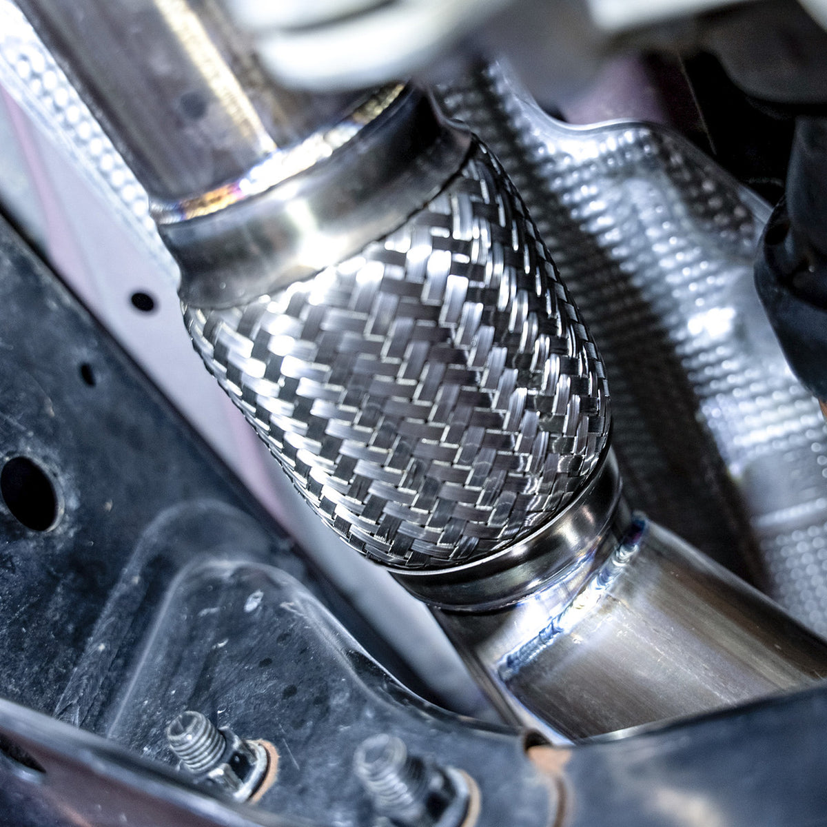 Stainless Works - 2021+ Ford Bronco Downpipe - FBRDPCAT