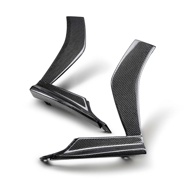 Seibon 2022 Subaru WRX Carbon Fiber Front Bumper Arch Trim - FBT22SBIMP