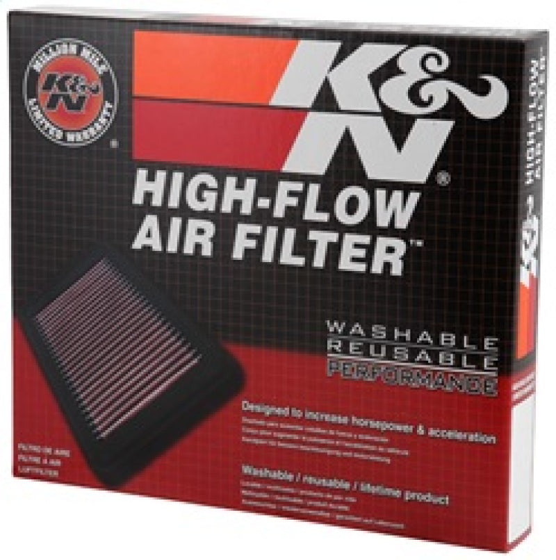 K&N 2019 Mercedes Benz A160 Replacement Drop In Air Filter - 33-3132 by K&N Engineering - angle view