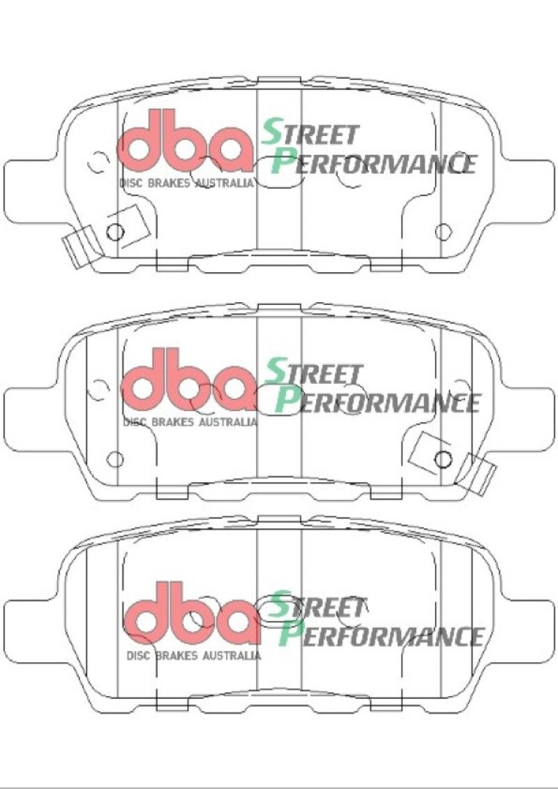 DBA 07-13 Nissan Sentra SP500 Rear Brake Pads - DB1509SP