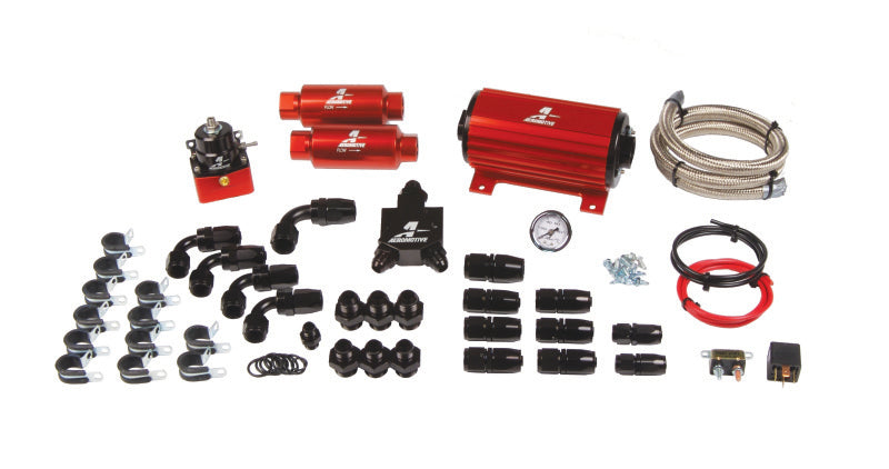 Aeromotive A1000 EFI Fuel System (11101 Pump/13101 Reg/Filters/Hose/Etc.) - 17125