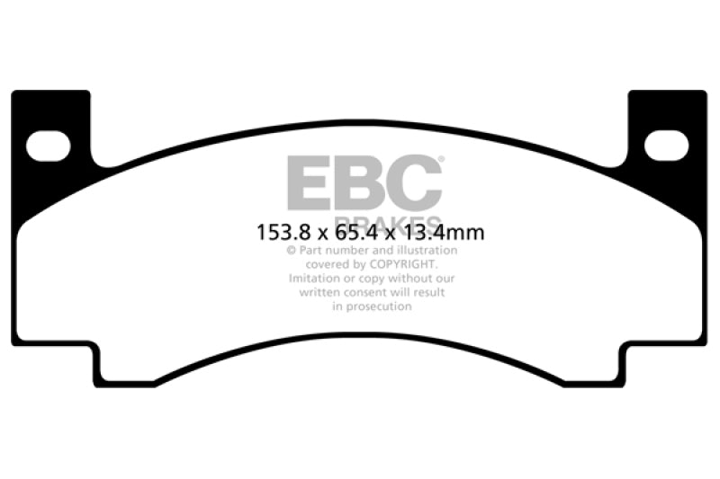 EBC 69-71 Chrysler 300 7.2 Redstuff Front Brake Pads - DP31176C