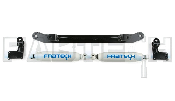 Fabtech 04-08 Ford F150 2WD/4WD Dual Performance Steering Stabilizer - FTS8009 for 2004-2008 Ford F 150 - front view