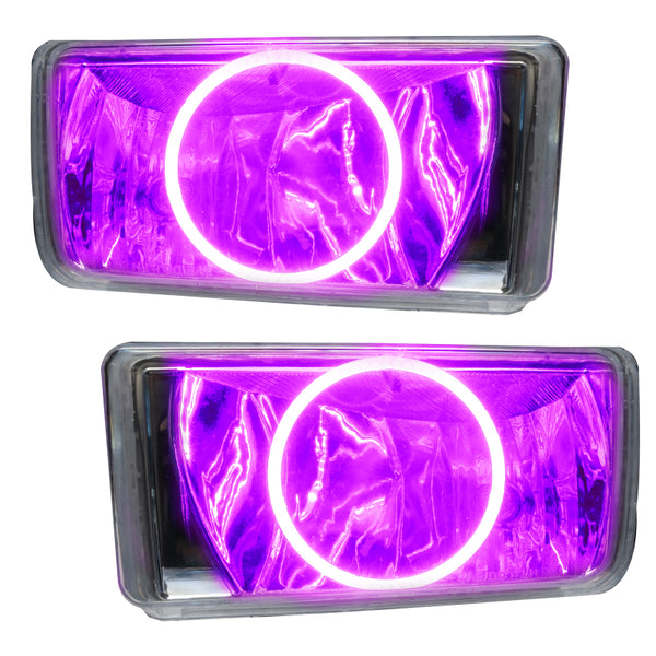 Oracle Lighting 07-15 Chevrolet Silverado re-Assembled LED Halo Fog Lights -Pink - 8112-009 for 2007-2015 Chevrolet Silverado