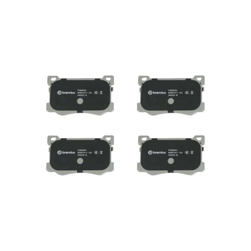 Brembo 16-17 Hyundai Genesis/ Genesis G80/ Kia K900 Front NAO Brake Pad - P30083N