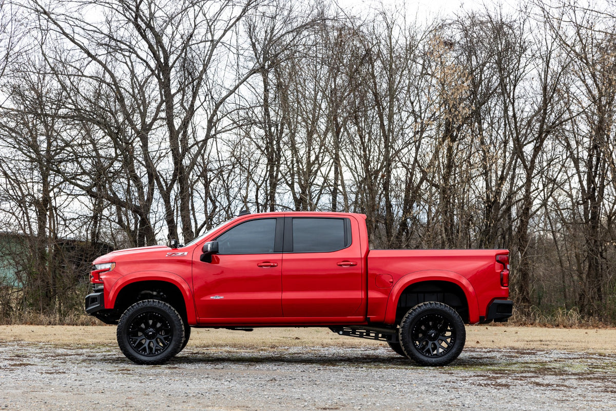 Rough Country - Fender Flares - Sport - GJV Riptide Blue - Chevy Silverado 1500 2WD/4WD (2019-2025 & Classic) - S-C12210-GJV 