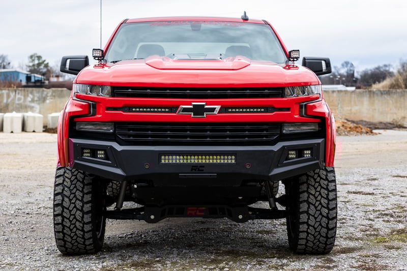 Rough Country - Fender Flares - Sport - GBA Black - Chevy Silverado 1500 2WD/4WD (2019-2026 & Refresh) - S-C12210-GBA