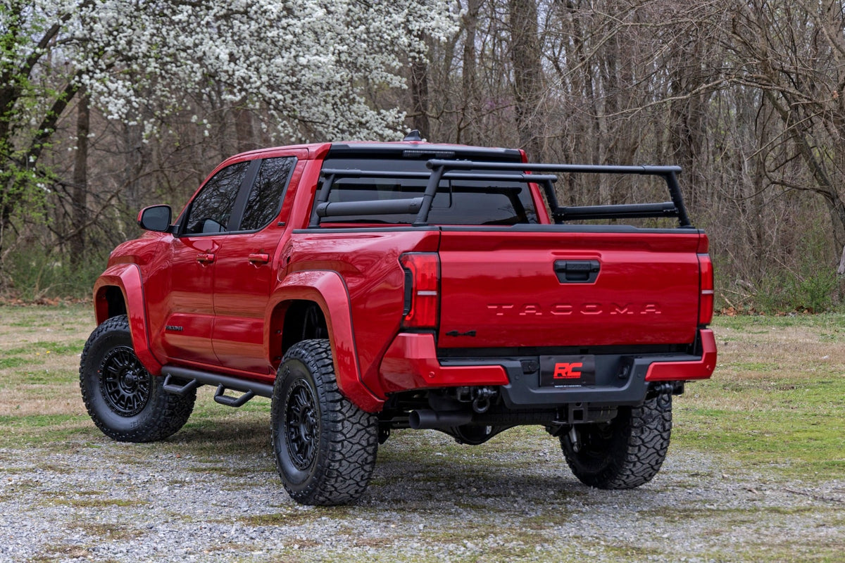 Rough Country - Bed Rack - Half Rack - Aluminum - Toyota Tacoma 2WD/4WD (2024-2025) - 73119 for 2024 Toyota Tacoma - addition
