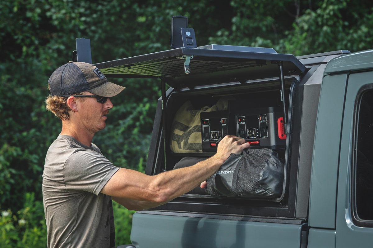 Rough Country - Bed Cap Side Shelf Storage Bin - Passengers Side - Jeep Gladiator JT (20-25) - 734055 by Rough Country - clos