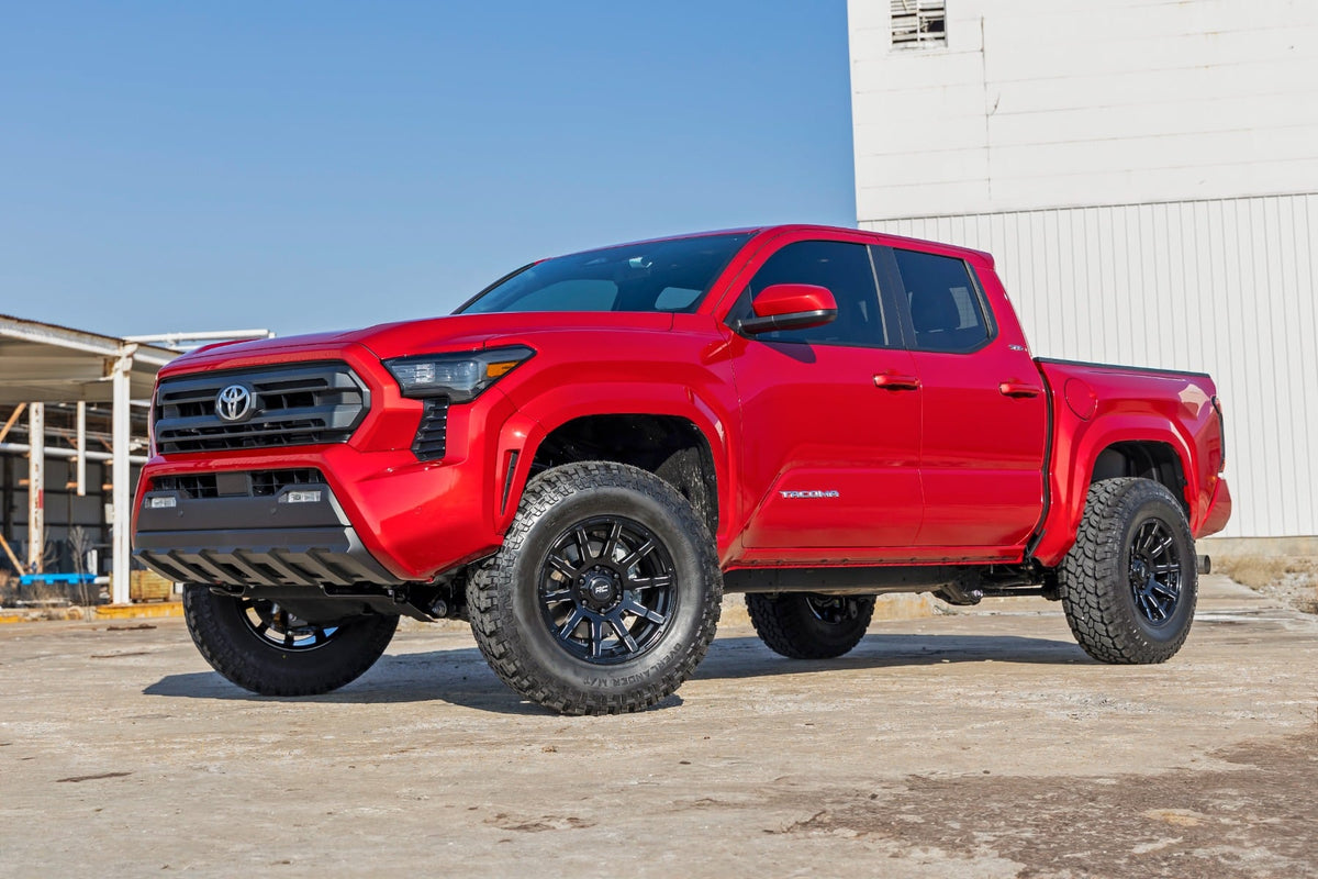 Rough Country - M1R Reservoir Leveling Struts - Adjustable Height - Front - Toyota Tacoma (24-25) - 684177 for 2024 Toyota Ta