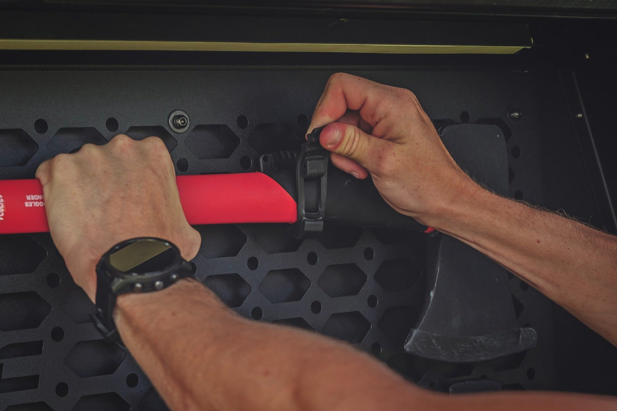 Rough Country - Bed Cap Molle Panel Side Storage Bin - Drivers Side - Jeep Gladiator JT (20-25) - 734054 by Rough Country - c