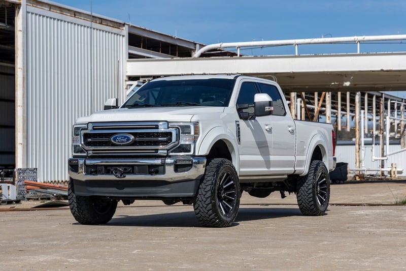 Rough Country - Fender Flares - Sport - UX Ingot Silver Metallic - Ford F-250/F-350 Super Duty 2WD/4WD (2017-2022) - S-F21112-UX